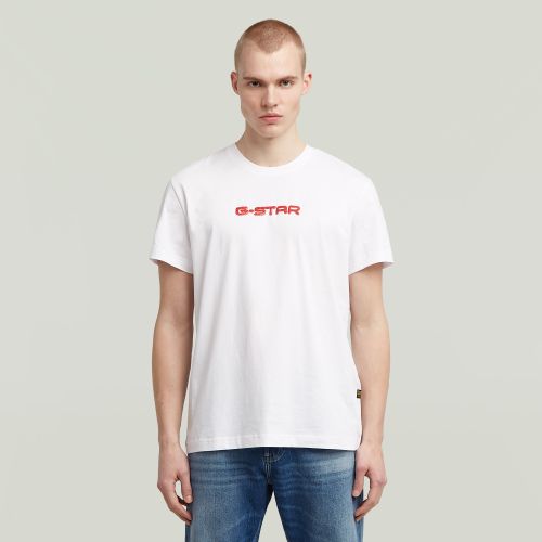 T-shirt Gel Print - Blanc - Hommes - G-Star RAW - Modalova