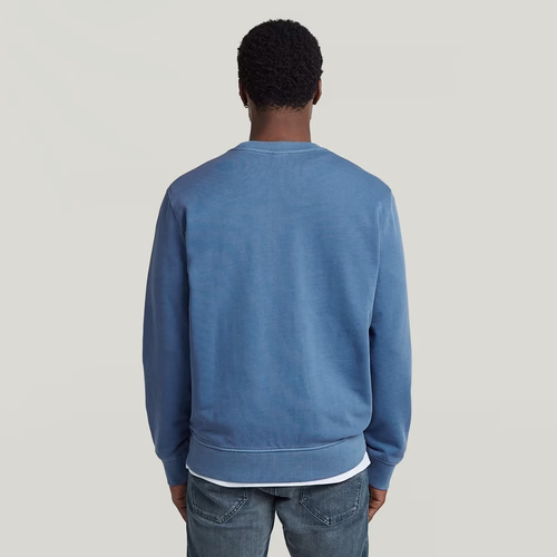 Sweat Logo - Bleu moyen - Hommes - G-Star RAW - Modalova