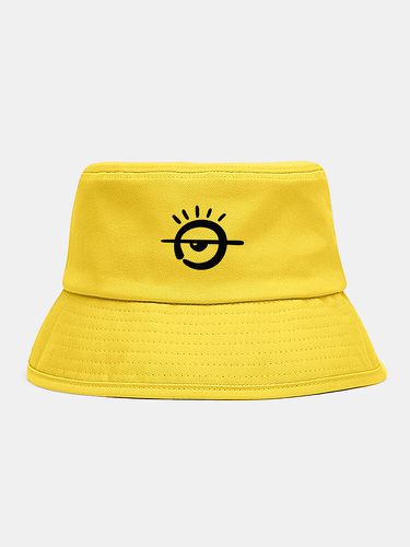 Unisex Cotton Casual Ourdoor Sunshade Foldable Flat Caps Bucket Hats - Collrown - Modalova