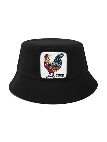 Chapeau de pêcheur en coton pour hommes, imprimé animal, avec coq, chapeau haut de forme plat, chapeau de soleil en plei - Newchic - Modalova