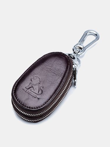 Vintage en cuir véritable porte-clés de voiture porte-clés sac porte-clés portefeuille pour hommes s - laoshizi - Modalova