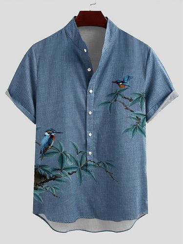 Chemises Henley en coton à demi-boutonss - ChArmkpR - Modalova