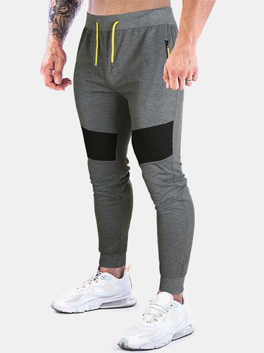Pantalon de jogging de sport à taille avec cordon de serrages - Newchic - Modalova