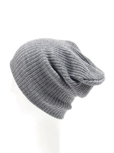 Bonnet d'hiver chaud uni en maille chapeau de sport respirant élastique décontracté pour homme - Newchic - Modalova