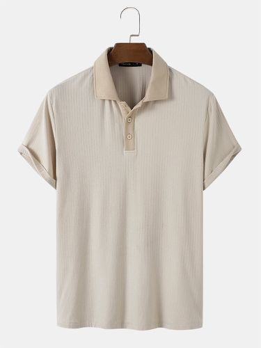 Chemises de golf côtelées à manches courtess - Mensclo - Modalova