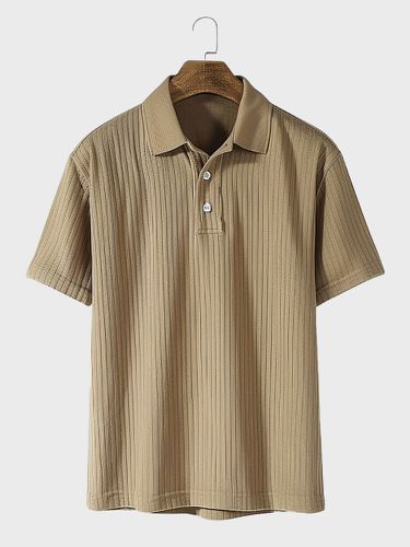 Chemises de golf à manches courtes de couleur unies - Newchic - Modalova