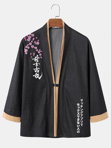 Kimonos à manches 3/4 imprimé lettre florale - ChArmkpR - Modalova