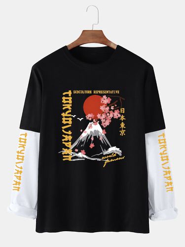 T-shirts à manches longues à imprimé Sakuras Fujisans - ChArmkpR - Modalova