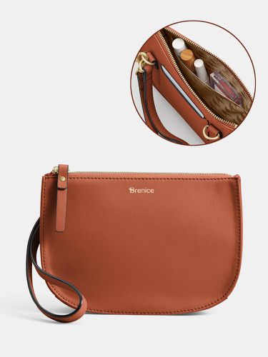 Women PU Leather Elegant Multipurpose Crossbody Bag Large Capacity Casual Durable Internal compartment Wrist Bag - Brenice - Modalova
