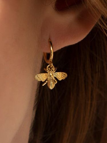 Boucles d'oreilles vintage en forme d'animal pour femmes Bee Pendentif Collier Bijoux Cadeau - Newchic - Modalova