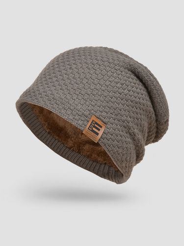 Bonnet tricoté coupe-vent en laines Plus épais hiver garder au chaud - Newchic - Modalova