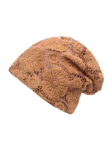 S Solide Fleur Patter Coton Ethnique Respirant Élastique Vintage Bonnet Confortable - Newchic - Modalova