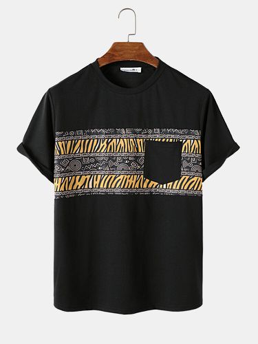 T-shirts à manches courtes à imprimé géométrique tribals - ChArmkpR - Modalova