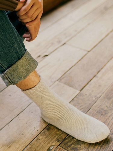 Thick Wool Warm Deodorant Sweat-Absorbent Anti-Friction Middle Tube Socks for Men - Newchic - Modalova