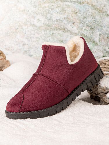S Soft Bottes de neige confortables en coton à coutures à la main pour l'hiver et la neige - Newchic - Modalova