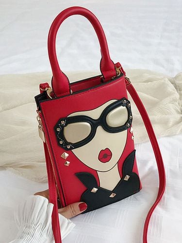Fashion Cartoon Phone Bag Shoulder Personalized Messenger Bag Crossbody Bag - Newchic - Modalova