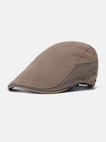 Mens Vintage confortable Soft pare-soleil coton réglable béret chapeau extérieur voyage chapeau - Newchic - Modalova