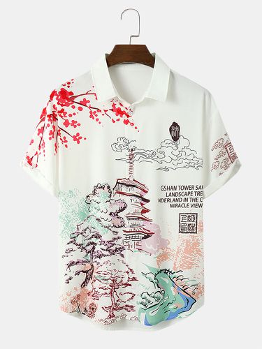 Chemises boutonnées à manches courtes Colorful - Mensclo - Modalova