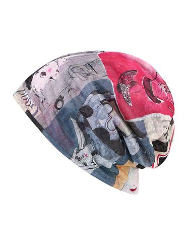 Bonnet à Imprimé Art en Dentelle Chapeau de Plein Air Multi-fonction Foulard Coupe-vent - Newchic - Modalova