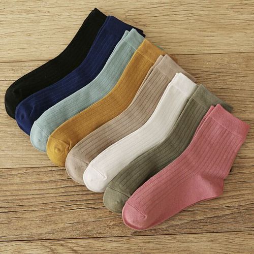 Nouveau produit Chaussettes de pompage Couleur sauvage japonaise dans les chaussettes en tube Chaussettes en coton à la - Newchic - Modalova