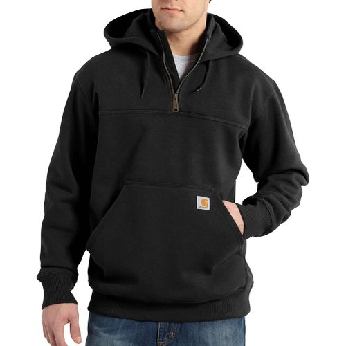 S Sweatshirt - rain defender™ loose fit heavyweight quarter-zip sweatshirt - Noir - 2XL - Carhartt - Modalova
