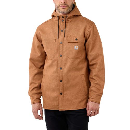 S Veste - rain defender™ relaxed fit heavyweight hooded shirt jac - Brun - 2XL - Carhartt - Modalova