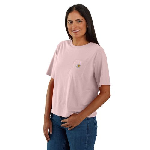 S T-shirt - loose fit lightweight short-sleeve crewneck t-shirt - Rose - L - Carhartt - Modalova