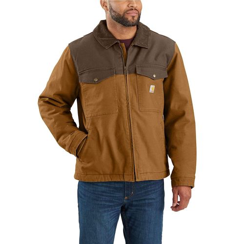 S Veste - montana rugged flex™ relaxed fit duck insulated jacket - Brun - 2XL - Carhartt - Modalova