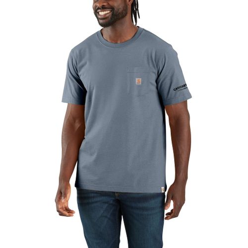 S Veste - relaxed fit lightweight short-sleeve active jac graphic t-shirt - Bleu - 2XL - Carhartt - Modalova