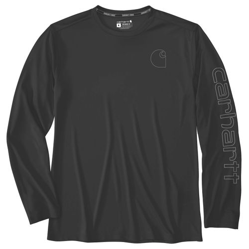 T-shirt - force sun defender™ lightweight long-sleeve logo graphic t-shirt - Noir - 2XL - Carhartt - Modalova