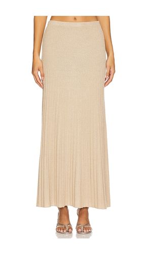 Eloise Lurex Maxi Pleated Skirt in . Size M, S, XL - 525 - Modalova