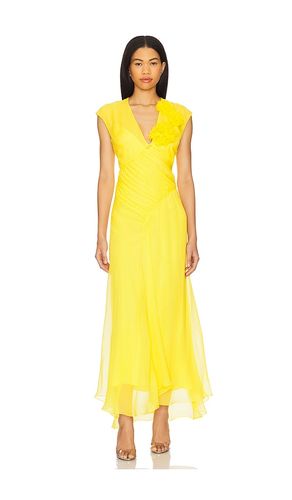 Floral V-neck Draped Chiffon Dress en . Taille 2. Also en 6, 8 - Alejandra Alonso Rojas - Modalova