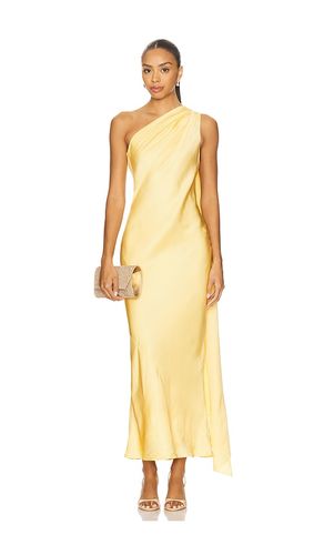 ROBE UNE ÉPAULE DÉNUDÉE AVEC CAPE en . Taille 0. Also en 4, 8 - Alejandra Alonso Rojas - Modalova
