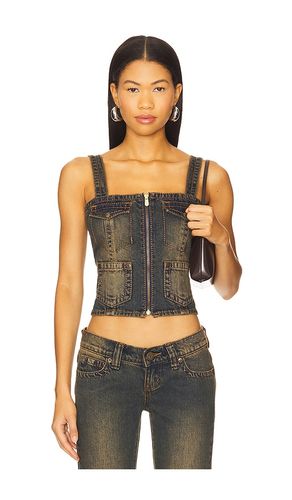 TOP EN DENIM UTILITY en . Taille S. Also en M - Abrand - Modalova