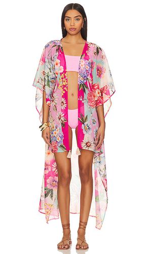 X REVOLVE Dara Kimono in - Agua Bendita - Modalova