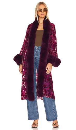 MANTEAU BURNOUT VELVET in . Size M, S - Adrienne Landau - Modalova