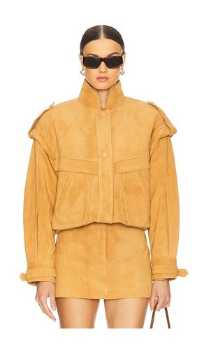 BLOUSON EN CUIR en . Taille M. Also en XXS - AEXAE - Modalova
