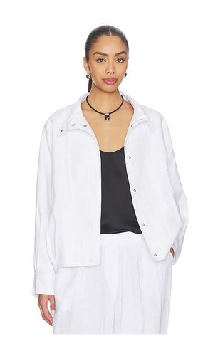 BLOUSON AVIATEUR EN LIN en . Taille L. Also en M, S, XS - AEXAE - Modalova