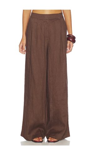 PANTALON PALAZZO EN LIN en . Taille L. Also en S - AEXAE - Modalova