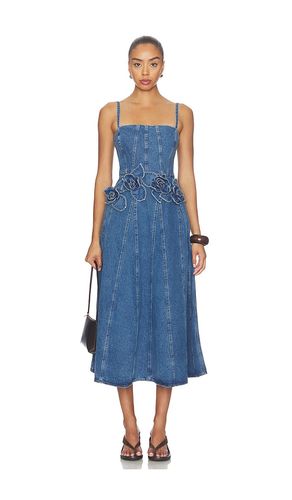 ROBE MIDI EN DENIM ERYN en . Taille 0. Also en 10 - AKNVAS - Modalova