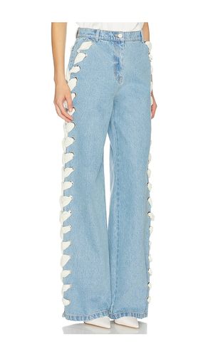 Lyd Laced Denim Trouser en . Taille 4. Also en 8, 10, 12 - AKNVAS - Modalova