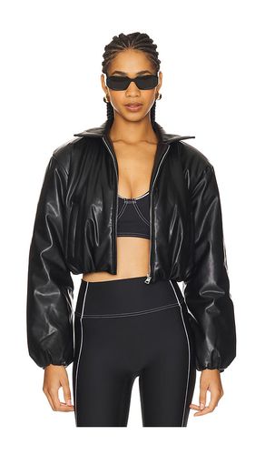 BLOUSON BOMBER FAUX LEATHER CROPPED PREMIER in . Size M, S, XS - alo - Modalova