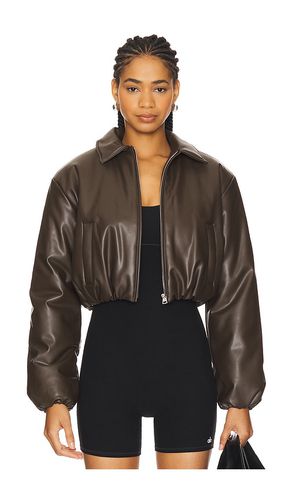 BLOUSON BOMBER FAUX LEATHER CROPPED PREMIER in . Size M, S, XS - alo - Modalova