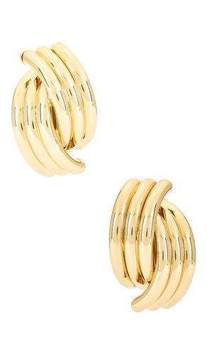 Crossover Ribbed Stud in - ANINE BING - Modalova