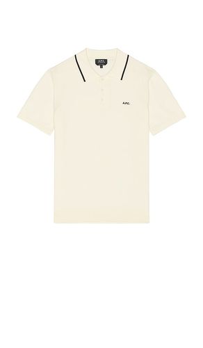 Fynn Short Sleeve Polo in . Size M, S, XL/1X - A.P.C. - Modalova