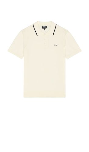 Fynn Short Sleeve Polo in . Size S, XL/1X - A.P.C. - Modalova
