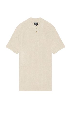 Jay Short Sleeve Polo in . Size M, S, XL/1X - A.P.C. - Modalova
