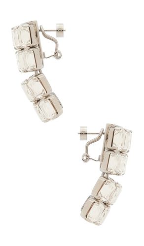 BOUCLES D'OREILLES CRYSTAL PAVE en - AREA - Modalova