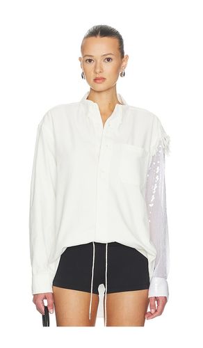 CHEMISE DECONSTRUCTED SEQUIN OXFORD en . Taille M. Also en S - AREA - Modalova