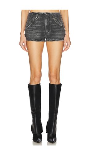 Moto Short All Over Clear Bead Hotfix in . Size 28, 30, 32 - Alexander Wang - Modalova